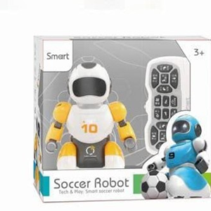 ربات اسباب بازی کنترلی فوتبالیست تک عددی نارنجی Smart Soccer Robot with Remote Control - Orange -اسباب بازی